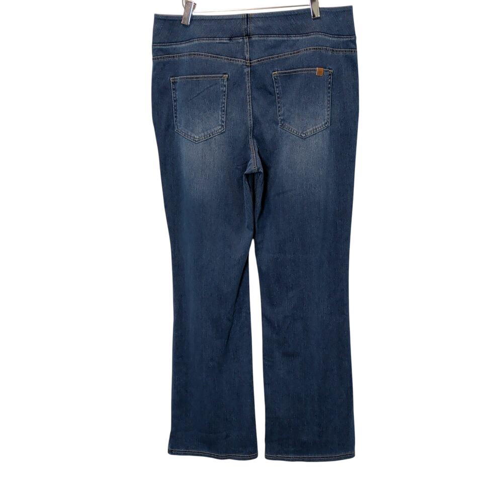 NWT Halara Women's Sz XL Flex Stretch Pull On Denim Bootcut Jeans High Waist - Picture 3 of 6